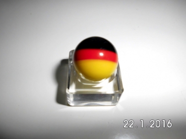 Kugel in den Nationalfarben Deutschlands 16mm