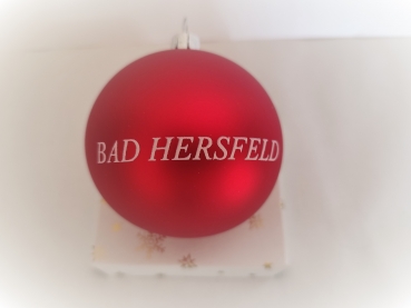 Preview: Bauble abbey ruin Bad Hersfeld - red Preview: Bauble abbey ruin Bad Hersfeld - red