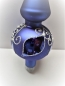Preview: Tree top in blue with floral ornament