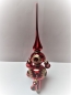 Preview: Tree top with 2 balls and 6 bells in red