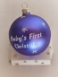 Preview: Bauble First Christmas - blue