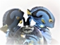 Preview: Glitter ball fish - blue