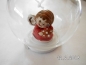 Preview: Bauble with angel red