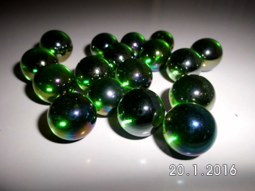 Green glossy 16mm