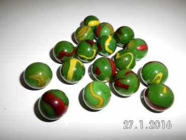 Devil green with pattern 16mm