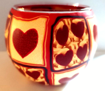 Illuminated Glass - Hearts