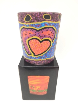 Votive Glass - Hearts