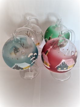 Weihnachtskugel mit Ständer zur Auswahl