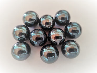 Black, iridescent - 16mm