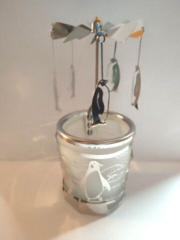 Glass Carousel - Penguin