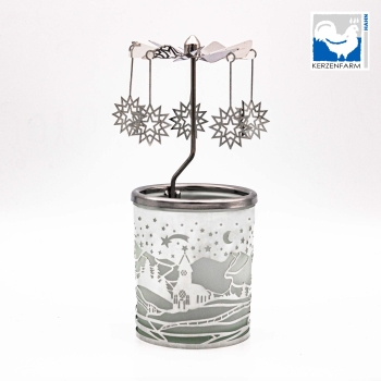 Glass carousel - winter dream