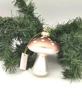 Baumkugel Pilz - braun