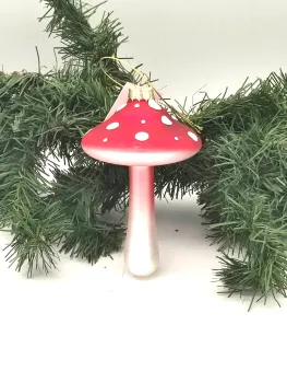 Baumkugel Pilz - rot