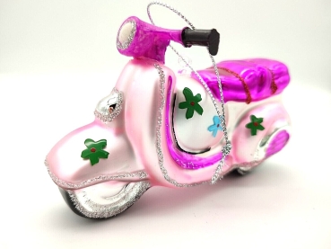 Bauble Vespa pink