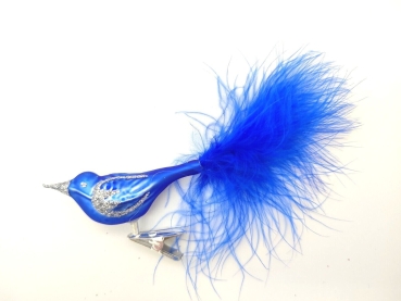 Baumschmuck Vogel blau
