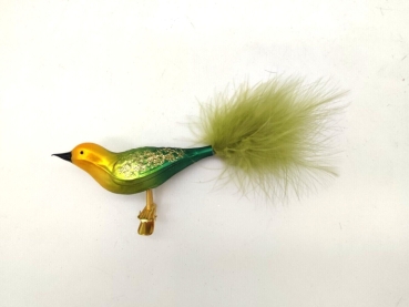 Baumschmuck Vogel grün