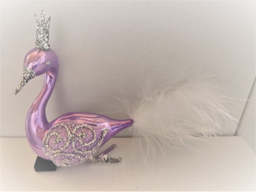 Tree decoration bird purple