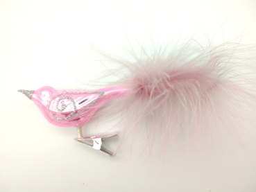 Baumschmuck Vogel pink
