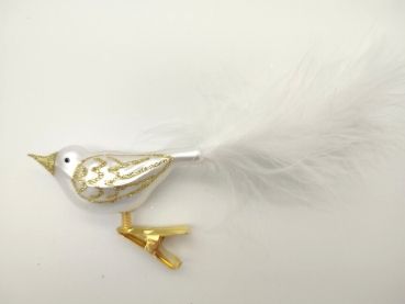 Tree decoration bird white