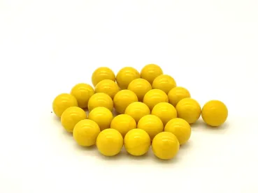 Gelbe Perle glänzend 16mm