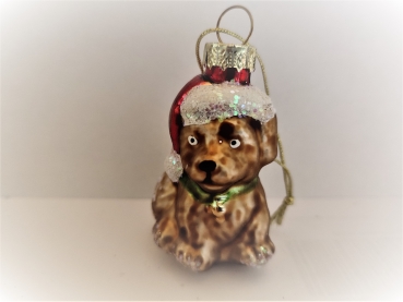 Bauble dog gold