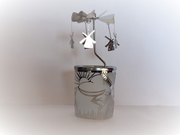Glass carousel - windmill