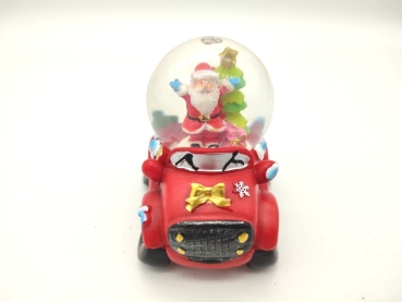 Snow globe car - Santa Claus