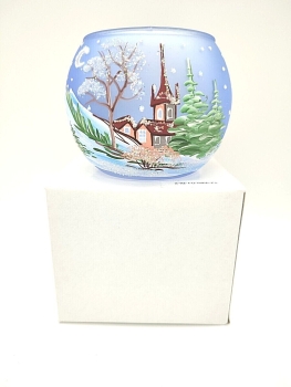 Preview: Windlicht Hirsche, blau - UKR