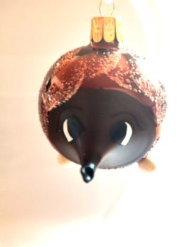 Bauble hedgehog with feet