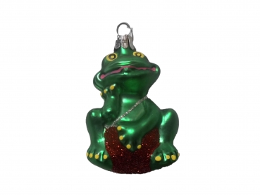 Bauble frog - red