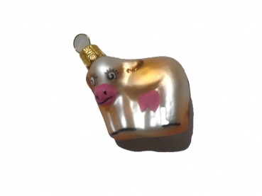 Bauble cow beige