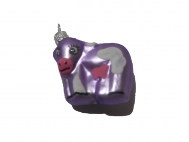 Bauble cow purple