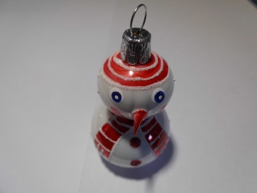 Bauble snowman red