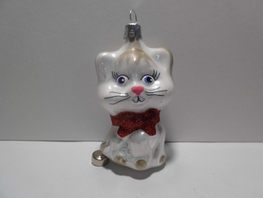 Bauble cat white