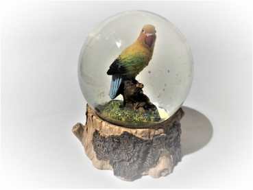 Glitter ball parrot - yellow/green