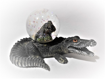 Glitter ball crocodile