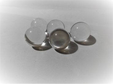 Clear, crystal glass 25mm