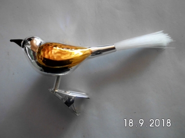 Tree decoration bird gold