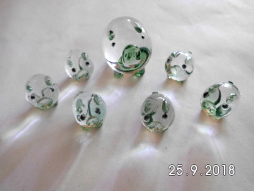 Lucky Pig Set 7 pieces - Green