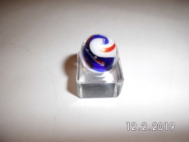 Yin and Yang 16mm - white-blue