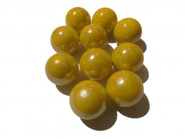 Yellow 25mm glossy