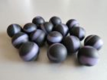 Black with Purple Stripes Professional Marble 16.48mm