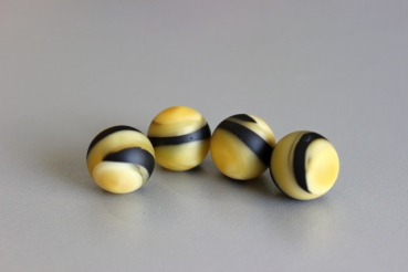 Yellow-black with stripes Professional Marble 16.48mm