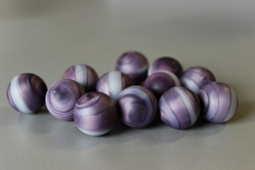 Purple-white with stripes Professional Marble 16.48mm