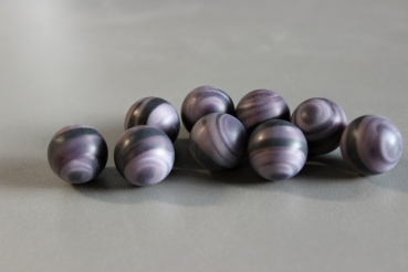 Dark purple with black stripes Professional Marble 16.48mm