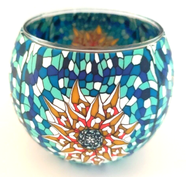 Luminous glass - tiffany star