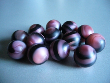 Pink with stripes Professional Marble 16.48mm