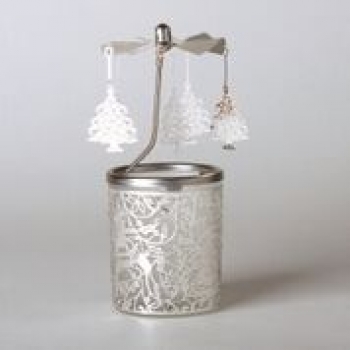Glass carousel - Christmas tree