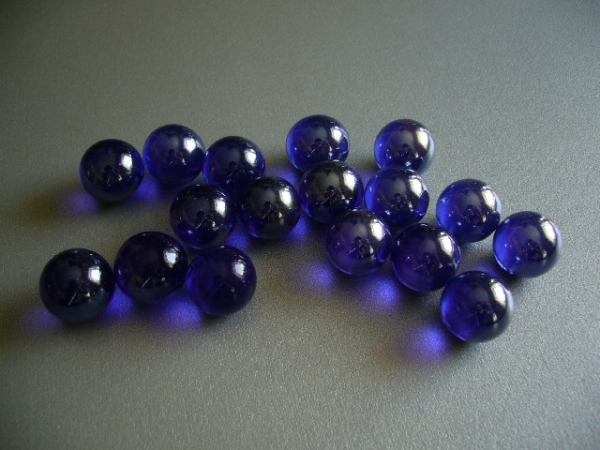 Blau, Dunkelblau - 16mm