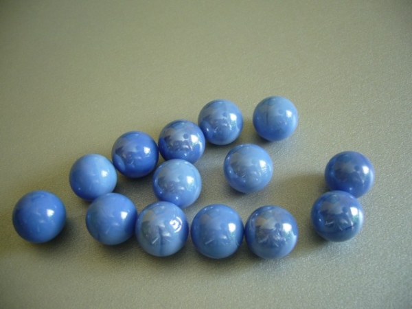 Blue bead shiny 16mm